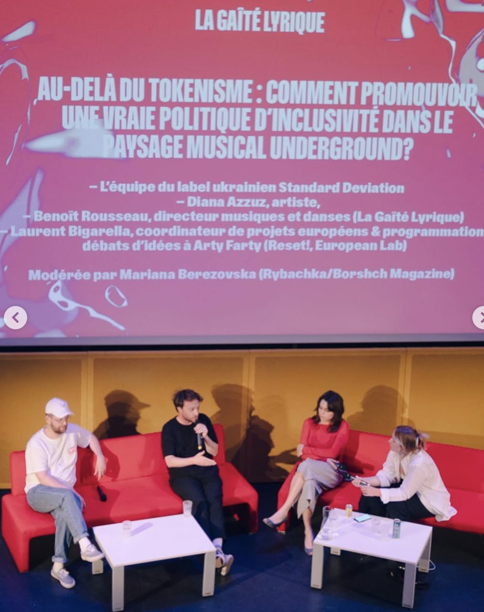 Panel discussion, La Gaîté Lyrique Paris